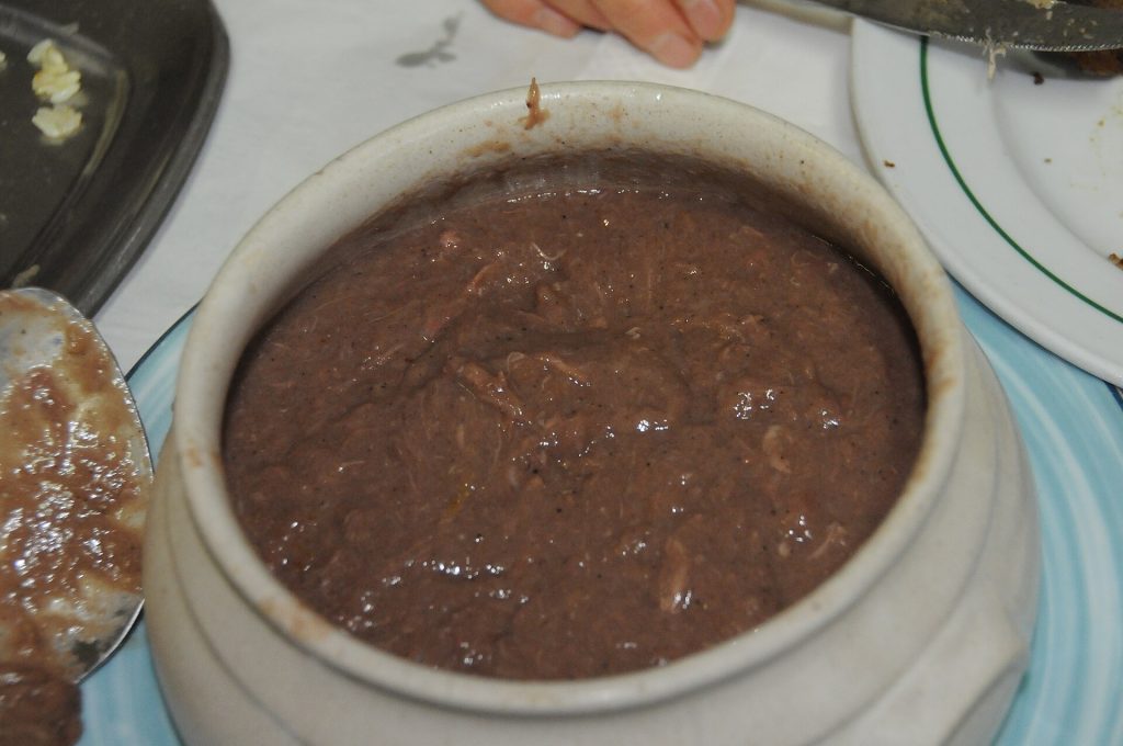 Papas de sarrabulho, in Póvoa de Lanhoso, Portugal