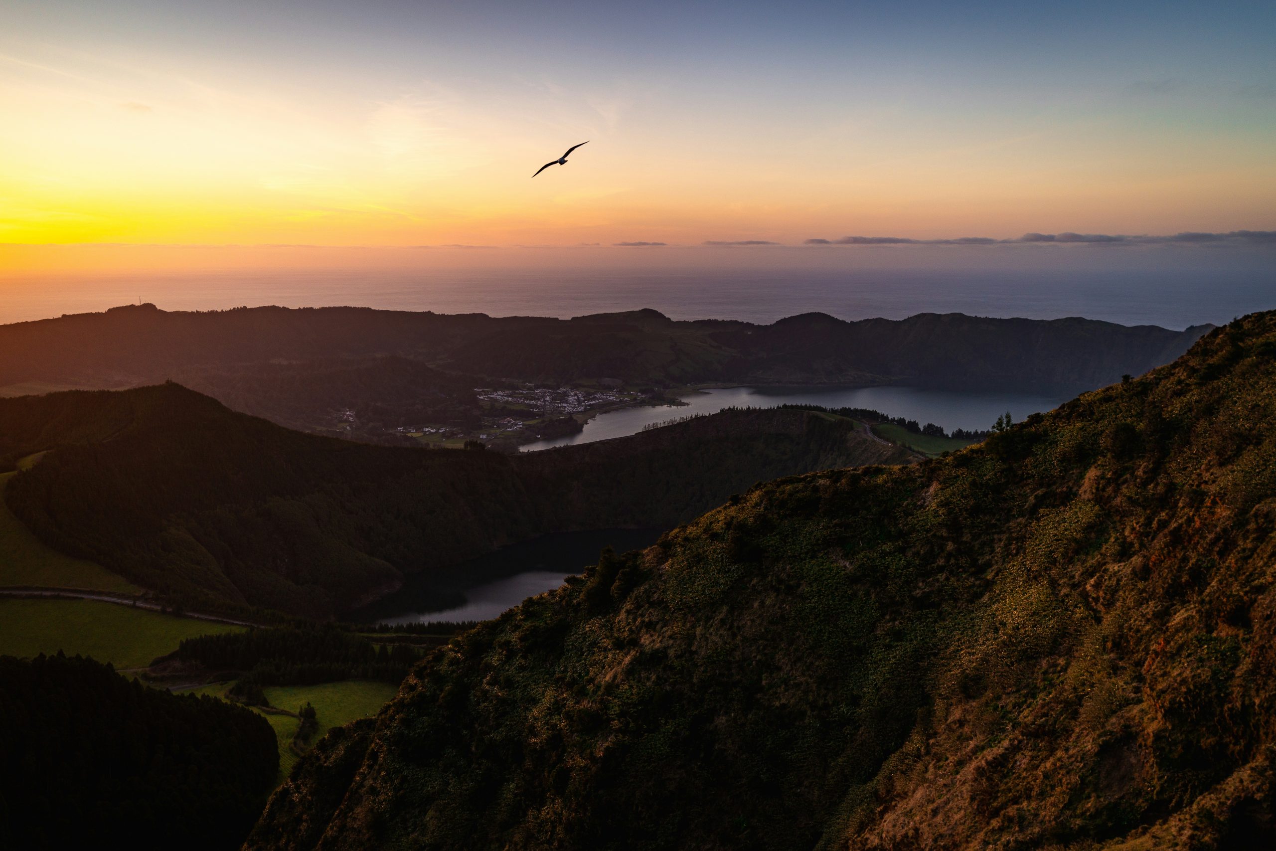 São Miguel Azores Sunset. A Trip to Portugal for relaxation