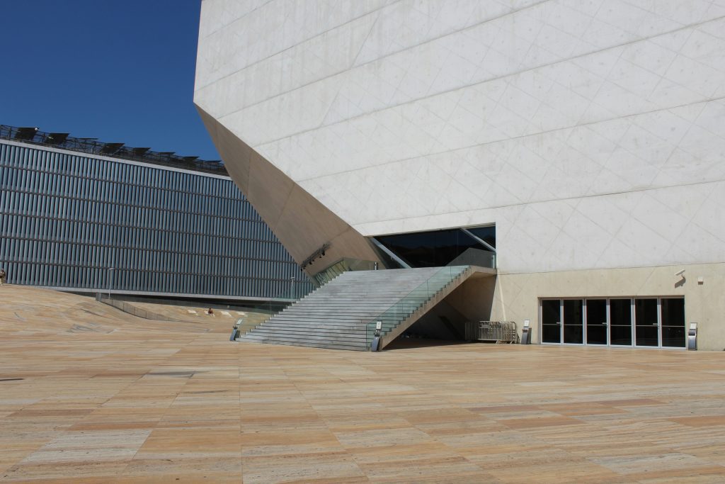 casa da musica outside, one of the locations for concerts in Portugal february