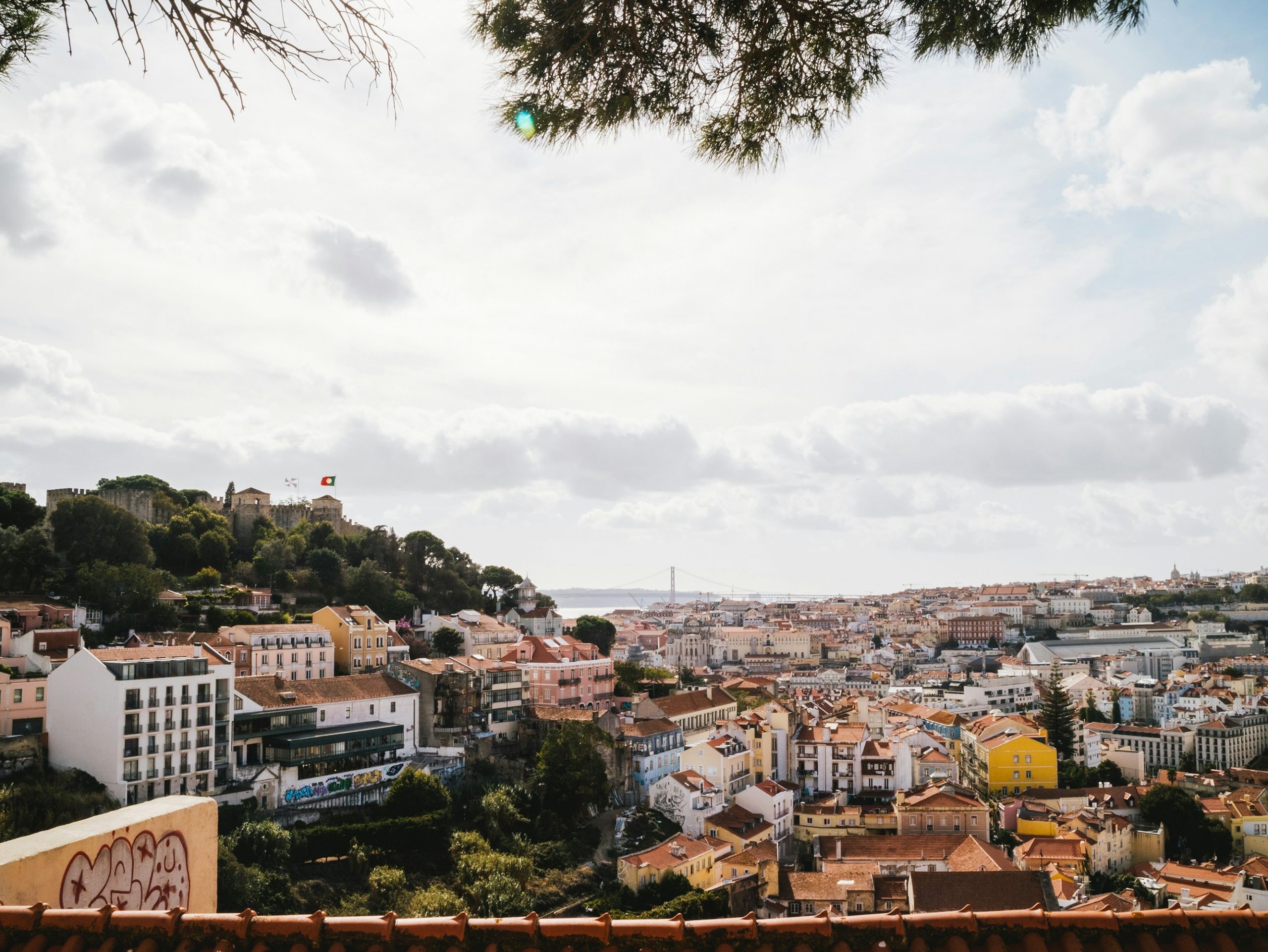 Miradouro da Graça view of Lisbon