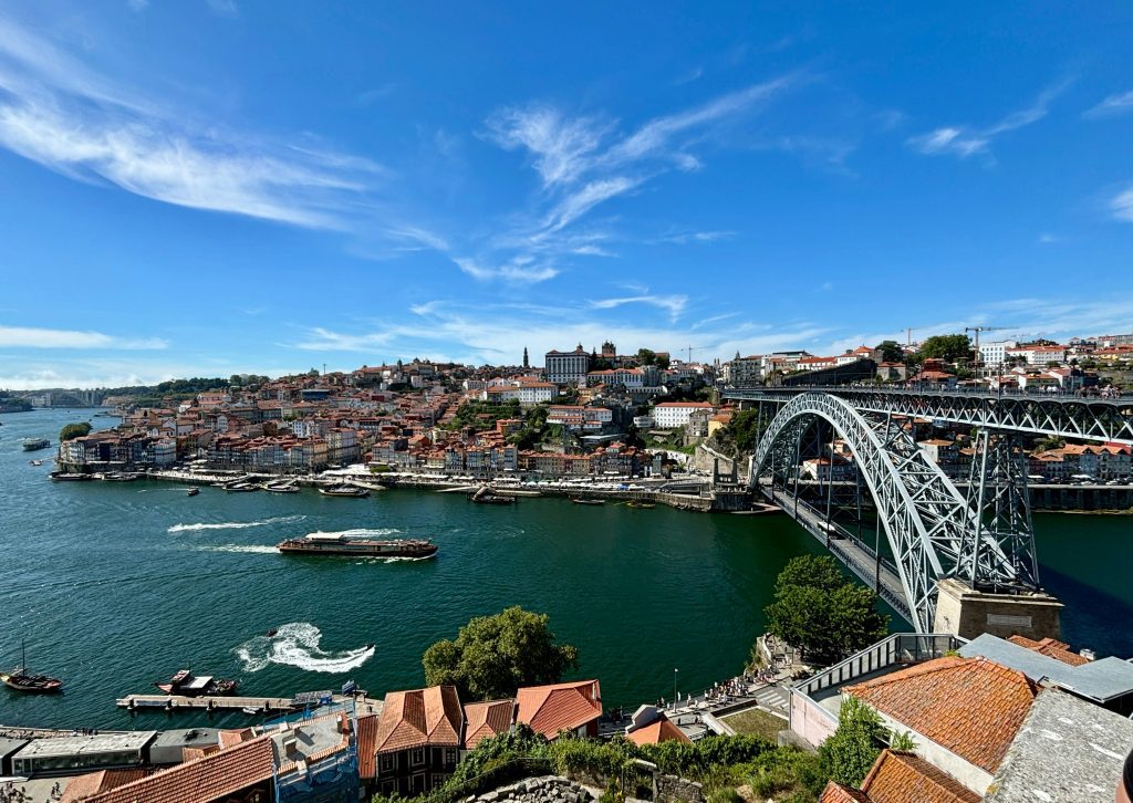 Douro River and view of the city of Porto